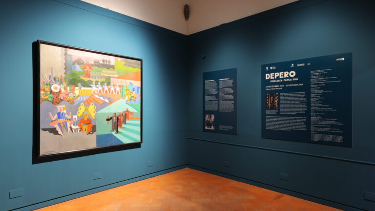 Depero. Cavalcata fantastica, exhibition view at Palazzo Medici Riccardi, Firenze, 2023