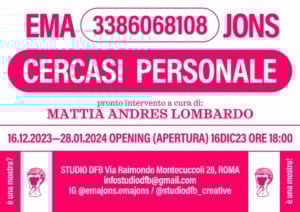 Ema Jons - Cercasi personale