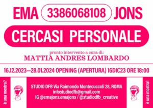 Ema Jons - Cercasi personale