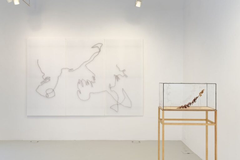 Elisabetta Di Maggio, In-attesa, installation view at Studio Trisorio, Napoli, 2023. Photo Francesco Squeglia