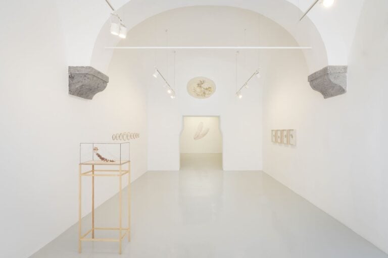 Elisabetta Di Maggio, In-attesa, installation view at Studio Trisorio, Napoli, 2023. Photo Francesco Squeglia