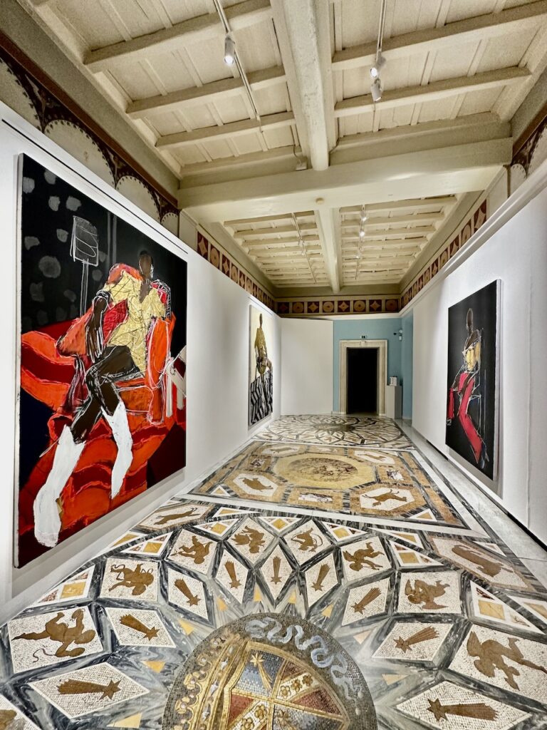 Ferrari Sheppard, Immaginando la fluidità della permanenza, installation view at Casino dei Principi di Villa Torlonia, Roma, 2023