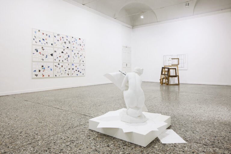 Giulio Paolini. Tutto e niente, installazione View at Galleria Christian Stein, Milano, 2023. Courtesy Galleria Christian Stein Milano. Photo Agostino Osio