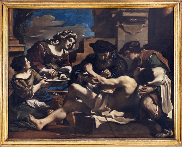 Guercino, Saint Sebastian Saved by Irene, 1619–20, National Art Gallery of Bologna