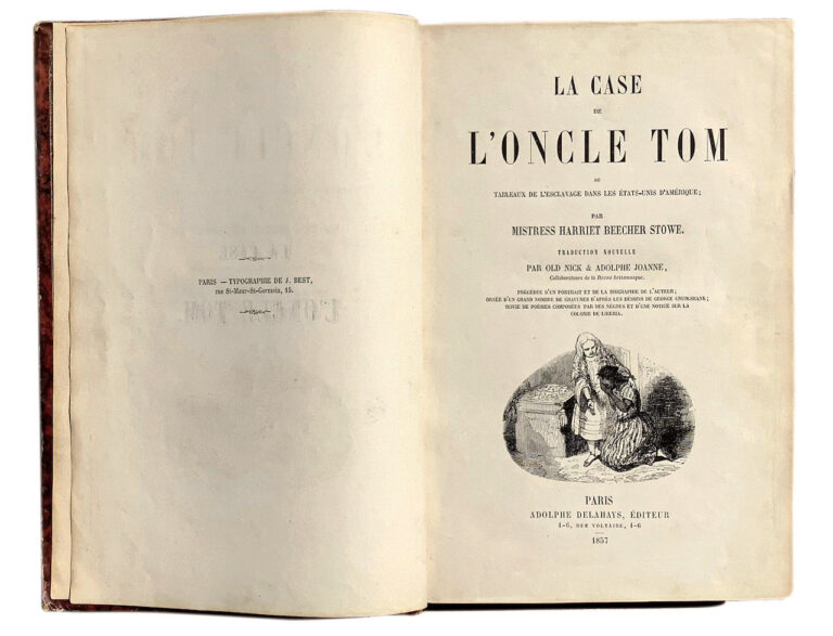 Harlet Beecher Stowe, La case de l'Oncle Tom, 1857, Collezione MG