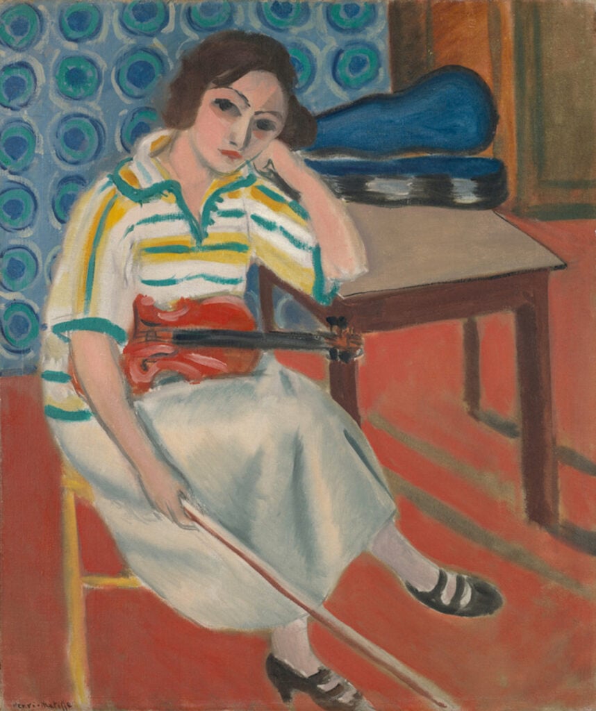 Henri Matisse, Femme au violon, Musée de l'Orangerie, Parigi