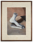 Ida Donati, Studio di frammento di scultura di piede, olio su cartone