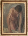 Ida Donati, Studio per nudo (retro), olio