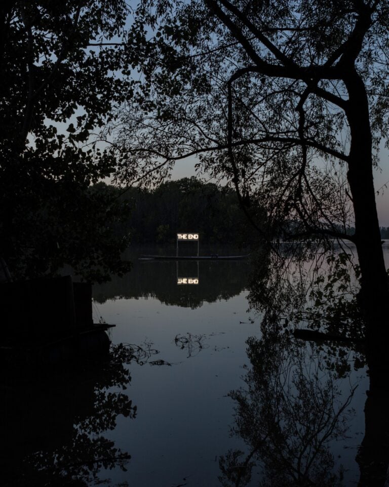 Jacopo Martinotti, The End, 2019, installation view at Po, località Maginot. Courtesy l’artista e Triangolo Gallery