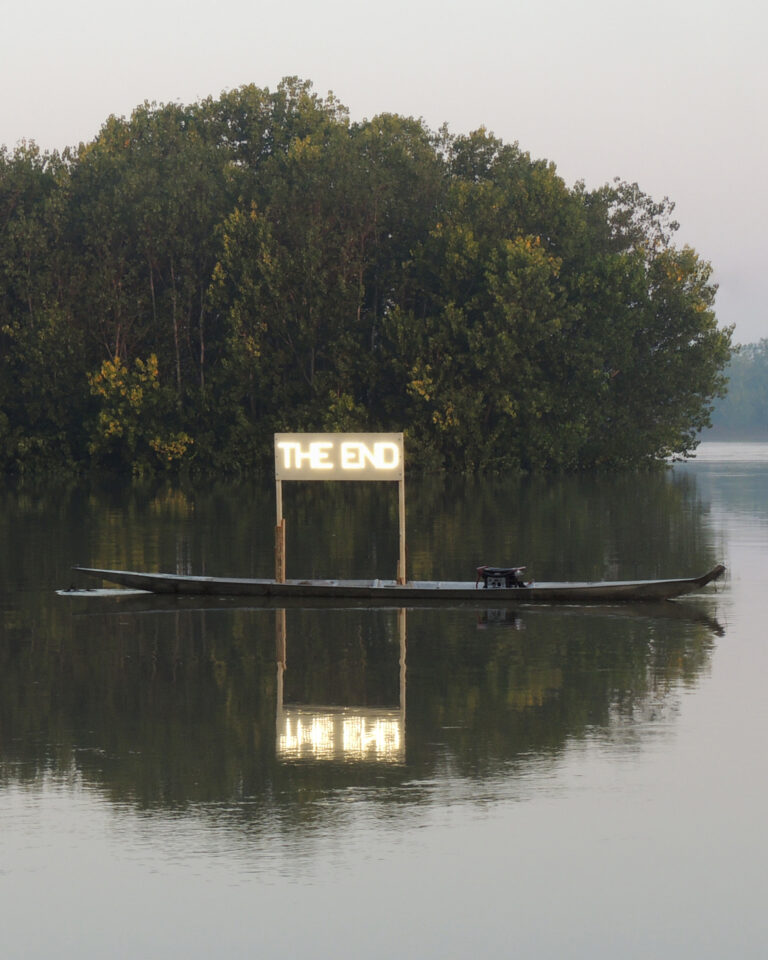 Jacopo Martinotti, The End, 2019, installation view at Po, località Maginot. Courtesy l’artista e Triangolo Gallery