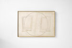 Jacopo Mazzonelli, Noiseless II, 2023, pagine di album vittoriani tagliate al laser, ottone, vetro. Courtesy of the artist e Galleria Studio G7, Bologna