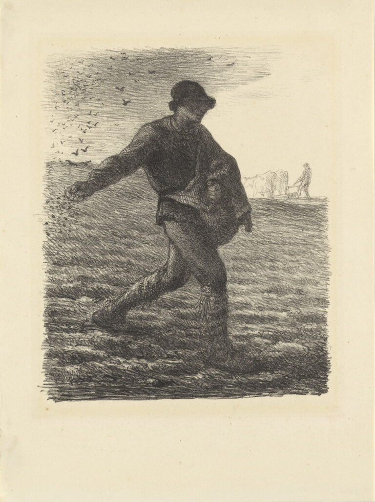 Jean-François Millet, Il seminatore, 1851, Kröller-Müller Museum, Otterlo