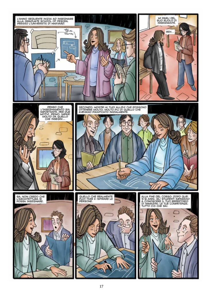 Marcello Restaldi Elisabetta Priano Nashmin Valadi – Zaha. La regina delle curve Global Thinking FoundationAnonima Fumetti 2023 L’architettura di Zaha Hadid raccontata in un nuovo fumetto