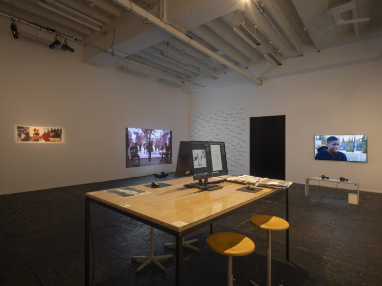 Menelaos Karamaghiolis. Re:member Your House, installation view at CAC - Centre d'Art Contemporain, Ginevra, 2023