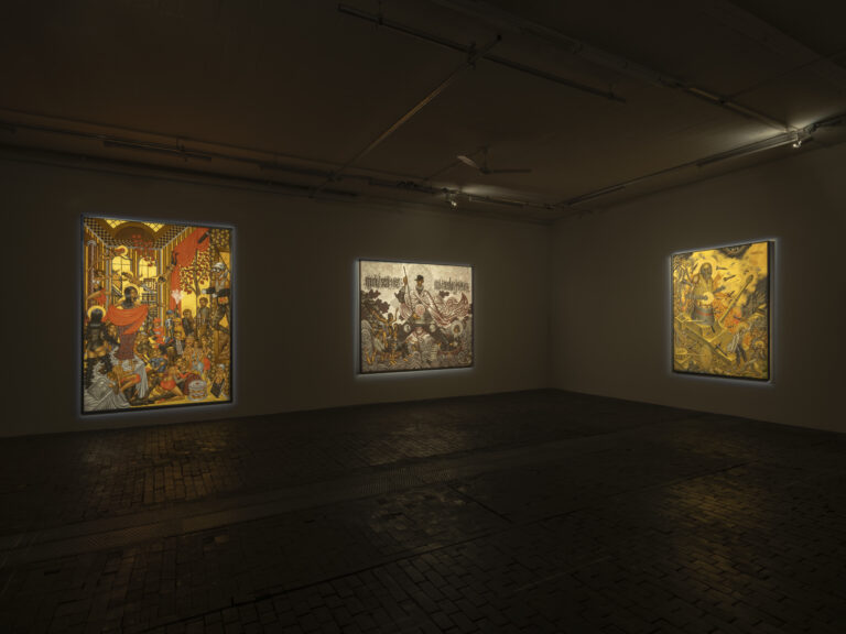 Menelaos Karamaghiolis. Re:member Your House, installation view at CAC - Centre d'Art Contemporain, Ginevra, 2023