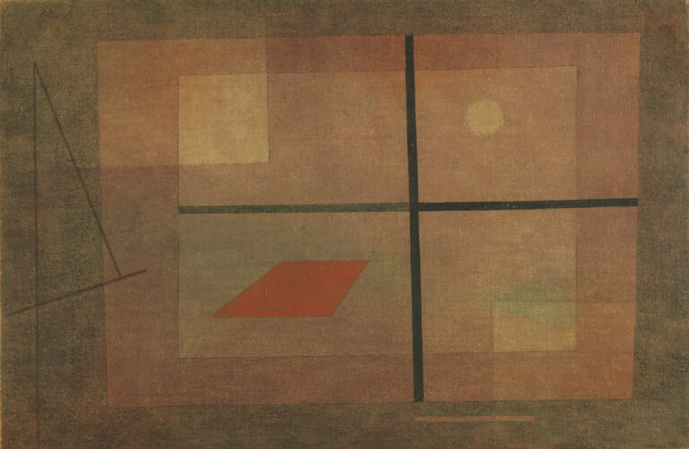 Paul Klee , But the Red Roof, 1935, © Courtesy of the Philadelphia Museum of Art