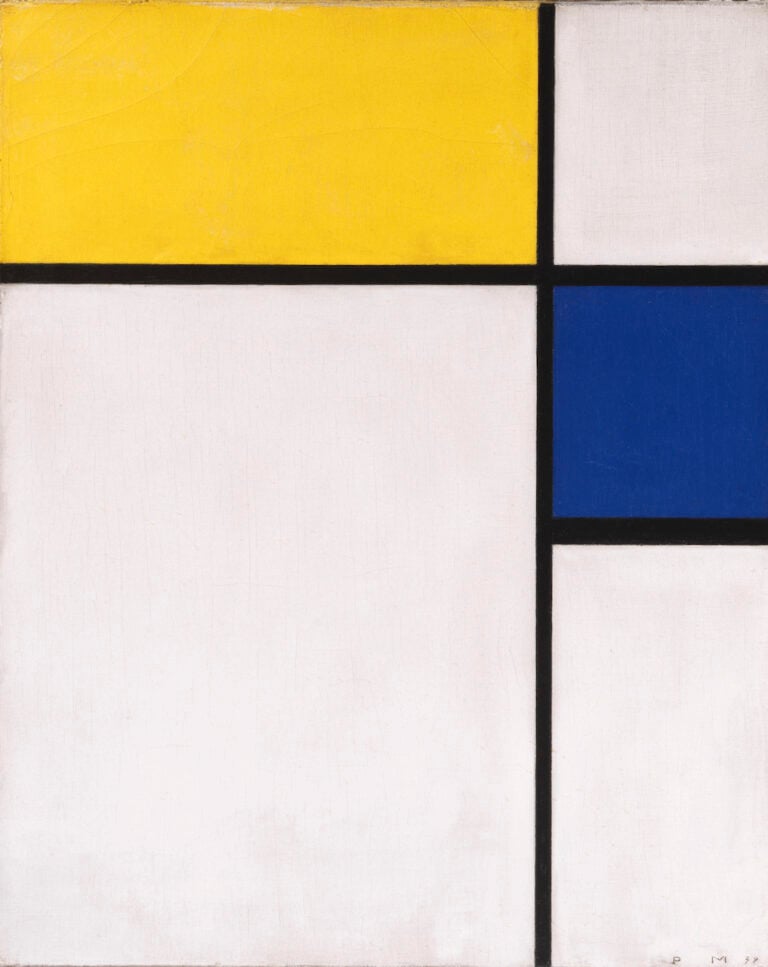 Piet Mondrian, Composition with Blue and Yellow, 1932 © Courtesy of the Philadelphia Museum of Art