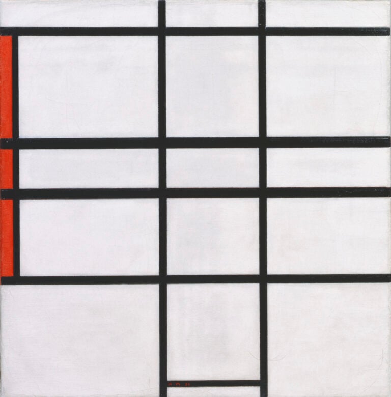 Piet Mondrian, Composition with White and Red, 1936 © Courtesy of the Philadelphia Museum of Art