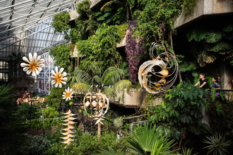 Ranjani Shettar Cloud songs on the horizon 2023. Ranjani Shettar porta i suoi fiori evanescenti al Barbican Conservatory di Londra