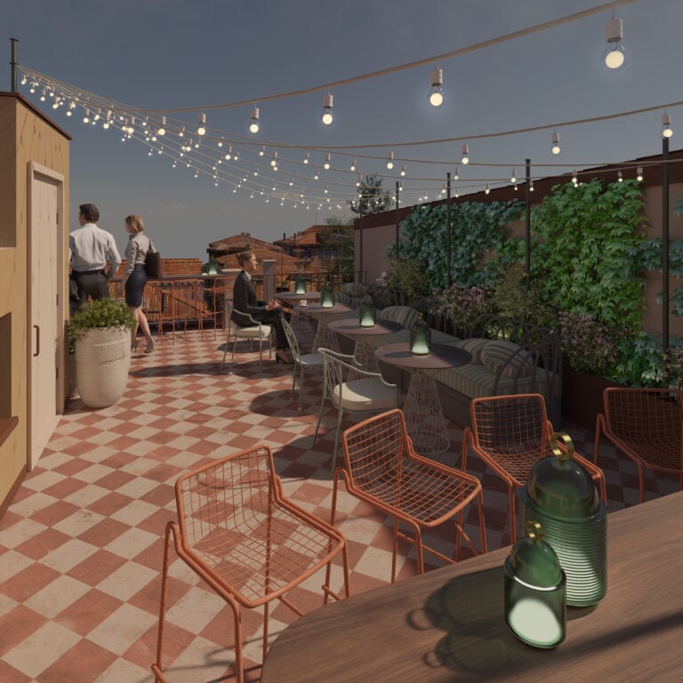 Rooftop Bar realizzato dallo studio GLA