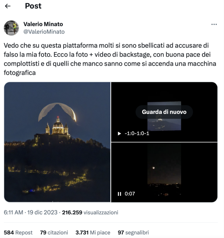 Valerio Minato, "Cathedral, mountain, moon"