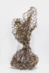 Silvia Infranco, Time of memory, 2023, rosmarino, ossidi, pigmenti, bitume, cera, ferro, argilla, 37x16(d) cm