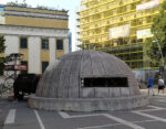 Uno dei bunkers nel centro di Tirana . Photo Francesca Pompei
