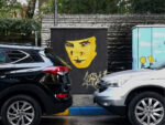 Un’opera di street art ispirata ad “Arancia Meccanica” nel quartiere di Blloku. Photo Francesca Pompei