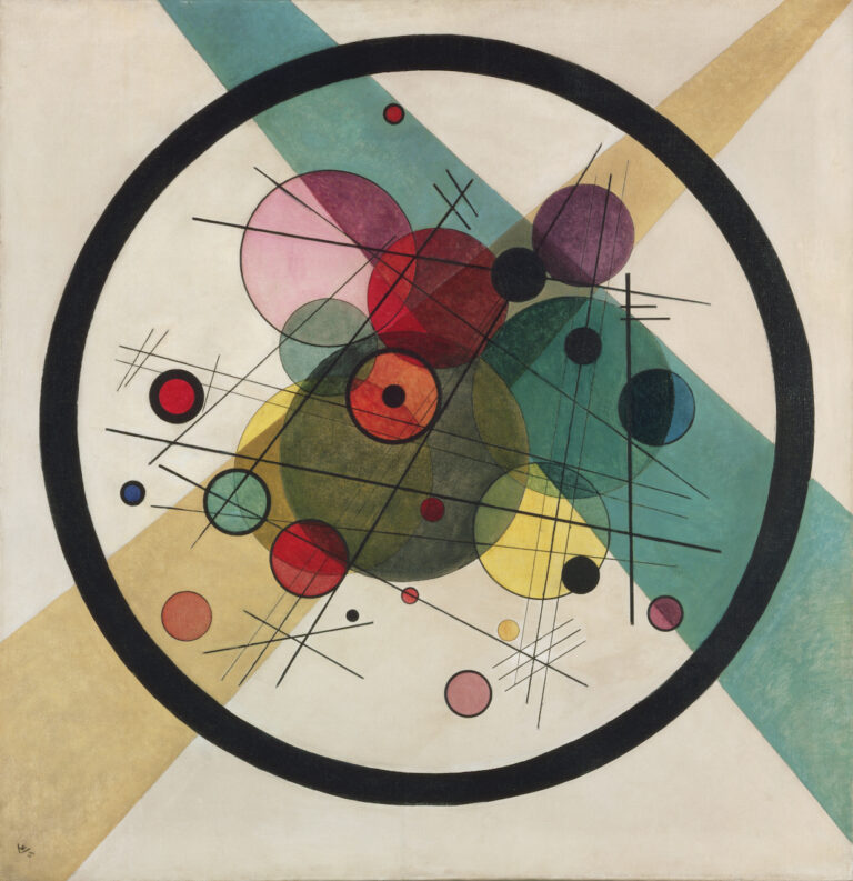 Vasily Kandinsky Circles in a Circle 1923 © Courtesy of the Philadelphia Museum of Art Il Novecento del Philadelphia Museum arriva a Pisa