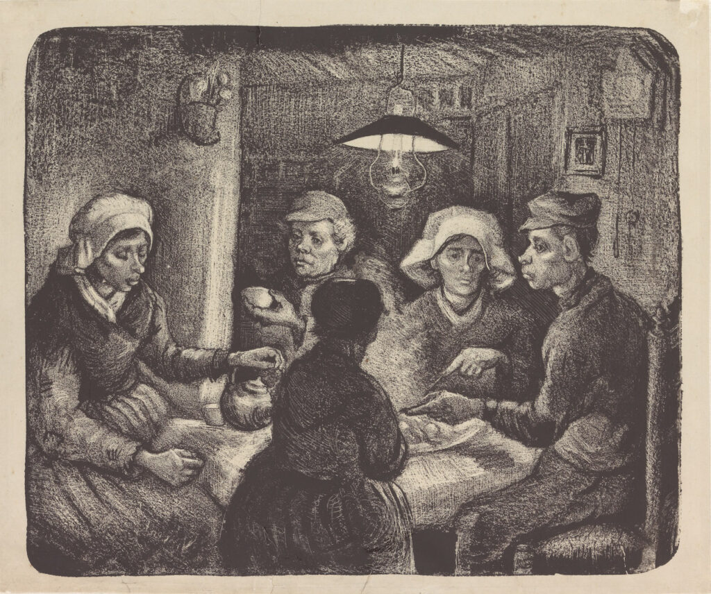 Vincent Van Gogh, I mangiatori di patate, 1885, Kröller-Müller Museum, Otterlo