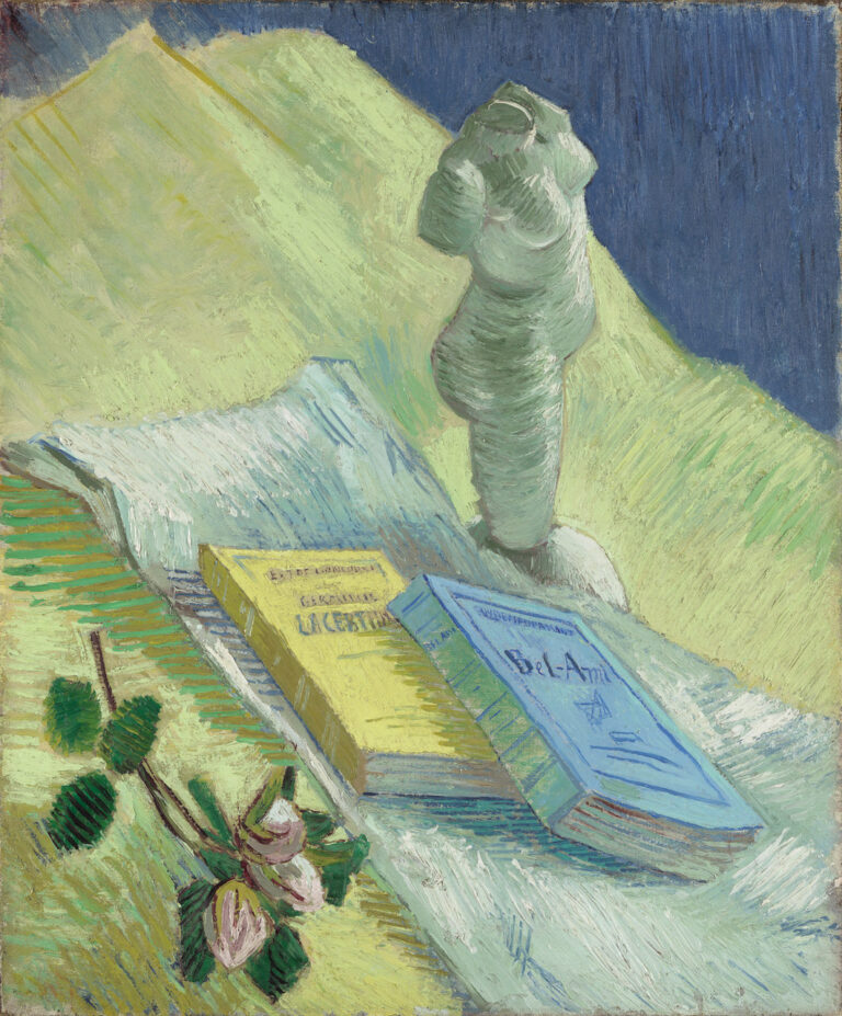 Vincent Van Gogh, Natura morta con statuetta in gesso e libri, 1887, Kröller-Müller Museum, Otterlo