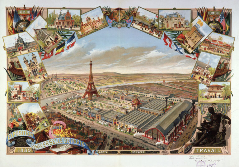 Vue générale de l’Exposition universelle de 1889 © CAPA MMF DR