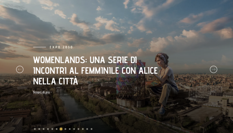 Womenlands Expo 2030 Roma, website