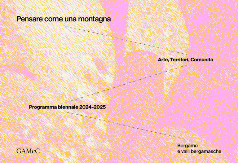 Pensare come una montagna, GAMeC 2024-2025