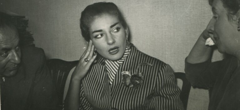 Συλλογή Μουσείου sel28 Maria Callas at an event with friends Un tempio per la diva della lirica. Ad Atene ha aperto il Museo Maria Callas