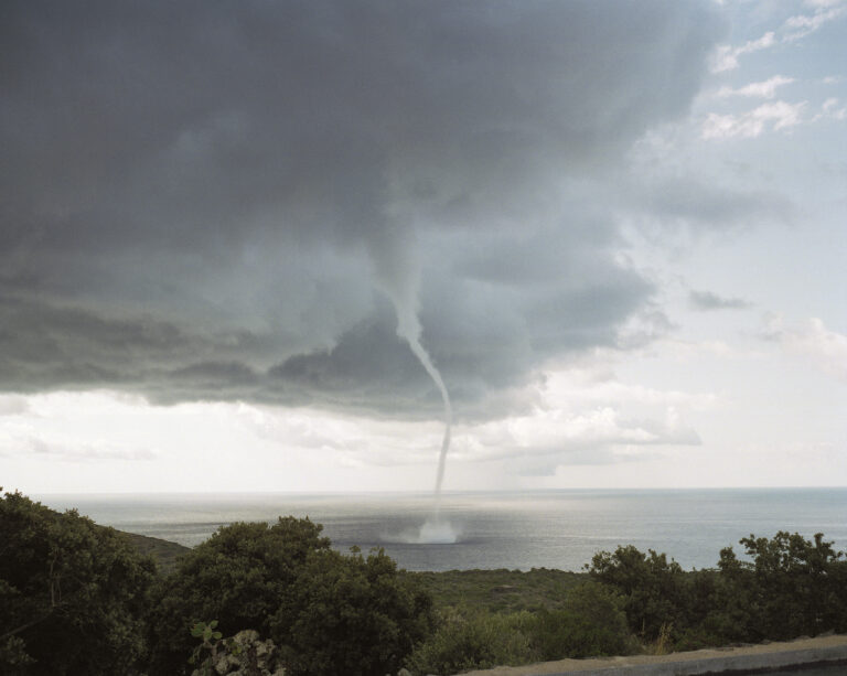 Armin Linke Tornado, Pantelleria, Italia, 2007 Photographic print on alluminium with frame in wood cm 150 x 200 in 59,05 x 78,74 Ed. 5 Ph Armin Linke Courtesy the artist VISTAMARE, Pescara - Milan