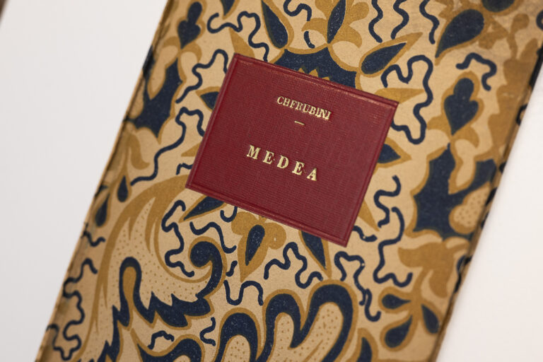 080. Leather bound rare edition Medea Cherubini donated from the collection of Constantine and Victoria Pilarinos Ph Vangelis Patsialos Un tempio per la diva della lirica. Ad Atene ha aperto il Museo Maria Callas