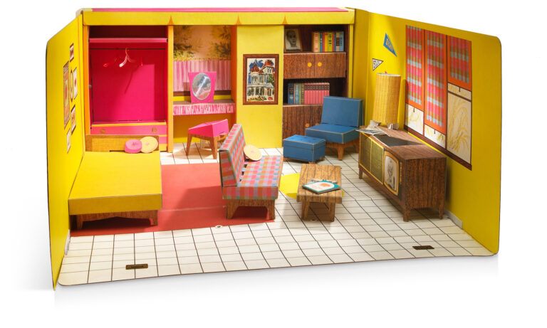 La Barbie Dream House del 1962. Photo credit: Mattel, Inc