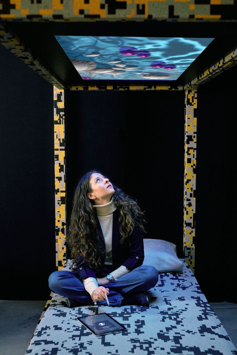 Giuliana Cunéaz, La belle au bois dormant, veduta installazione. Courtesy l'artista, Foto di Wen Xiang