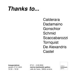 Thanks to...
