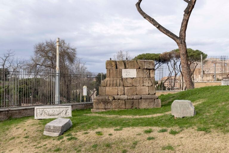 Sepolcro di Sulpicio Galba dagli scavi del quartiere Testaccio