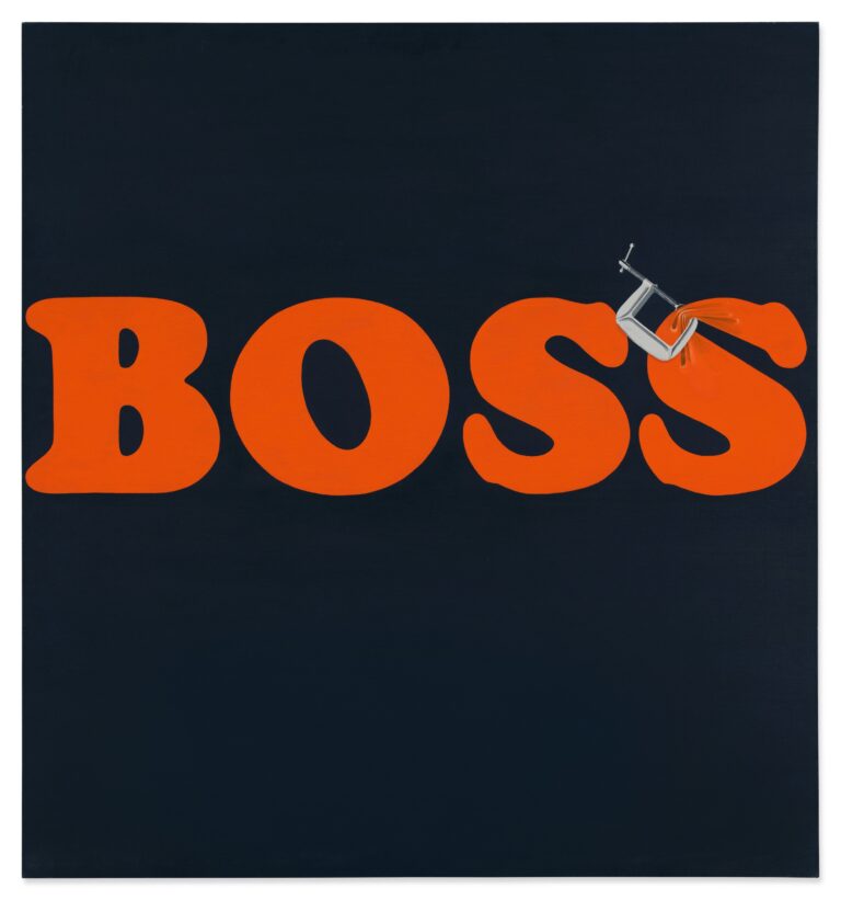 Ed Ruscha, Securing the Last Letter (Boss), 1964: $39.4 million (Sotheby’s New York)