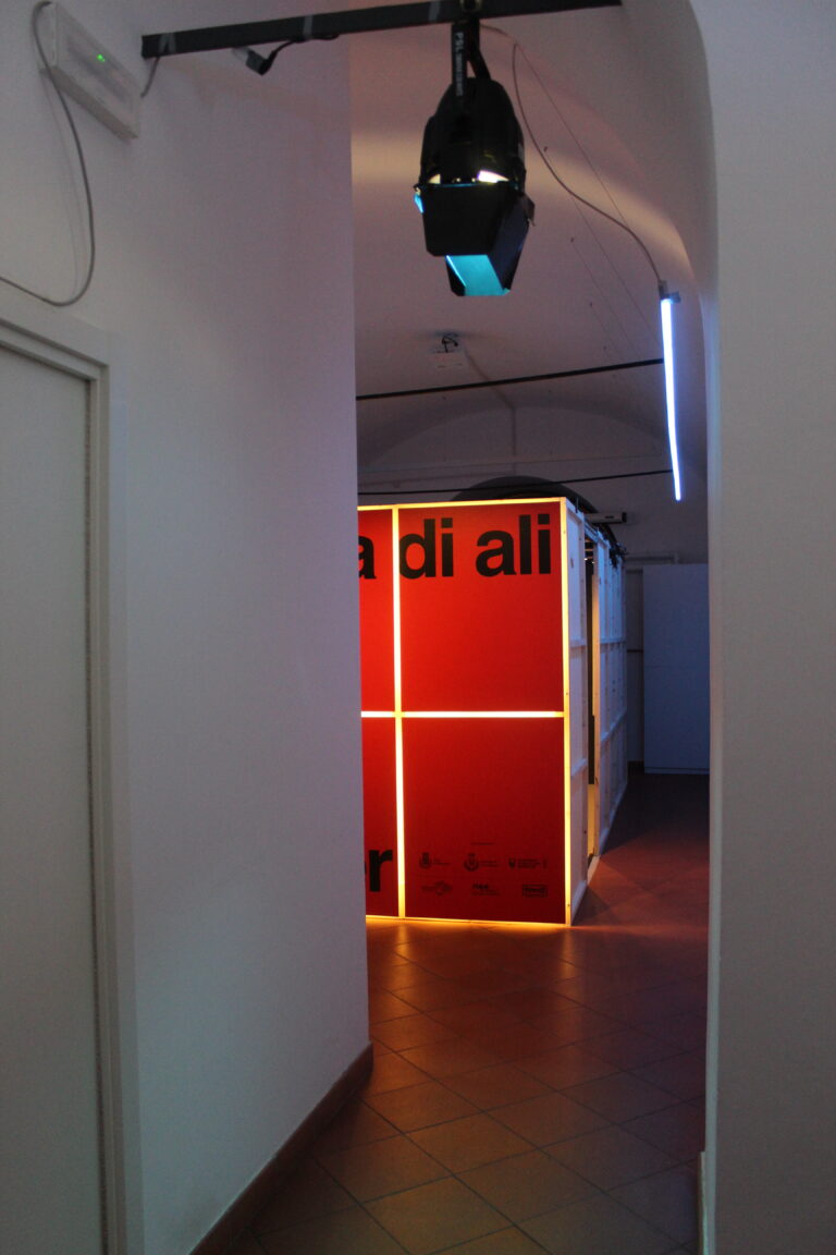 Aliberto Sagretti, La Stanza di Ali, installation view at Teatroinscatola, Macerata. Courtesy Teatroinscatola