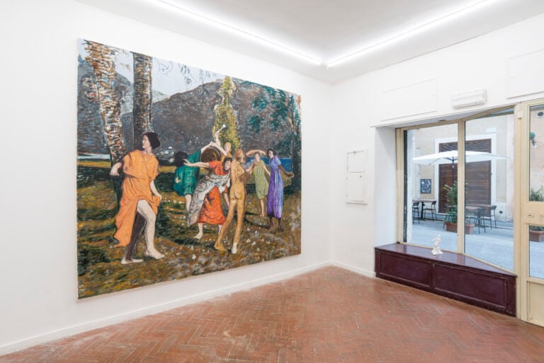 Andrea Salvino, Noi siamo una minoranza che pensa e agisce come una maggioranza, installation view at Ermes Ermes, Roma, 2023