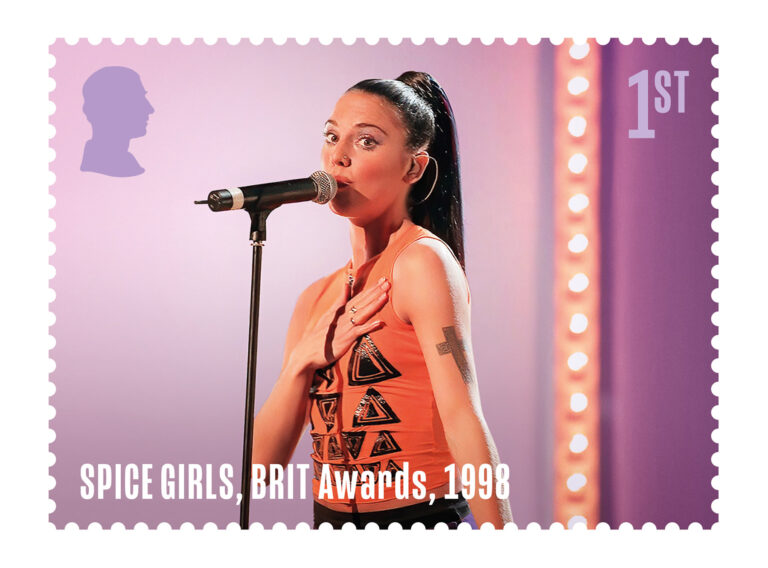 Francobolli Spice Girls, Courtesy Royal Mail