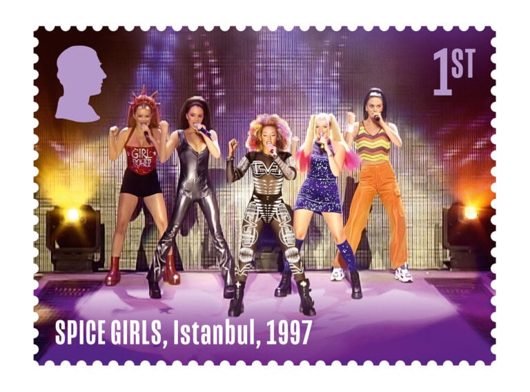 Francobolli Spice Girls, Courtesy Royal Mail