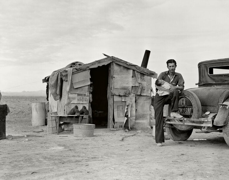 Dorothea Lange Casa di un lavoratore migrante messicano Imperial Valley California 1937 Fotografare gli ultimi. Dorothea Lange in mostra a Bassano del Grappa