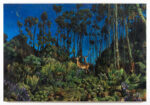 Francesco De Grandi, Il sogno di Placido, 2023, olio su tela, 170 x 250 cm. Courtesy l’artista e RizzutoGallery