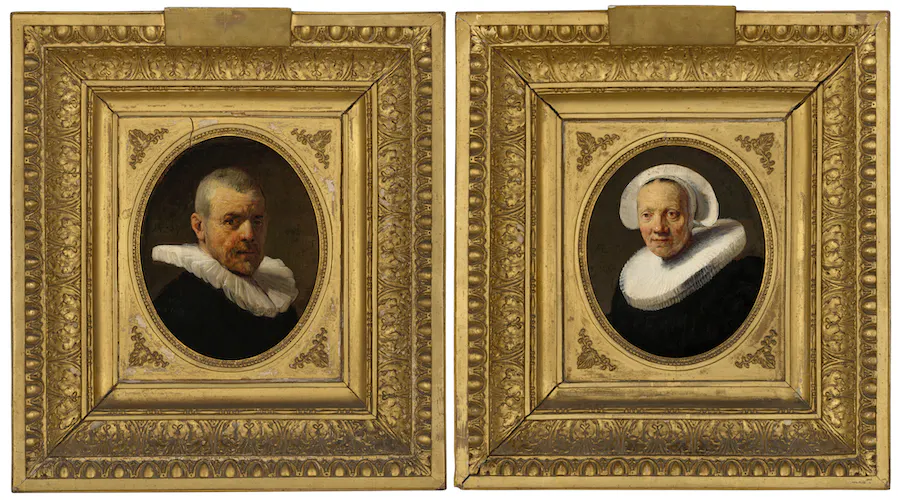  I ritratti di Jan Willemsz van der Pluym e di sua moglie Jaapgen Carels saranno battuti all'asta da Christie's a Londra il 6 luglio. Foto © Christie's