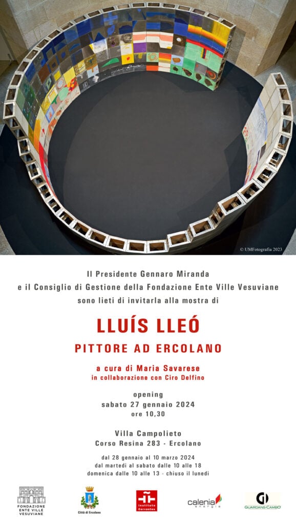 Lluis Lleó – Pittore ad Ercolano